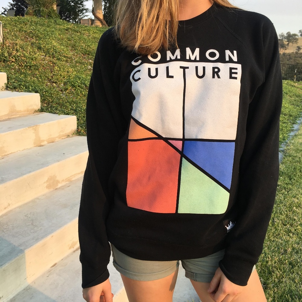 Common Culture graphic pullover sweatshirt
